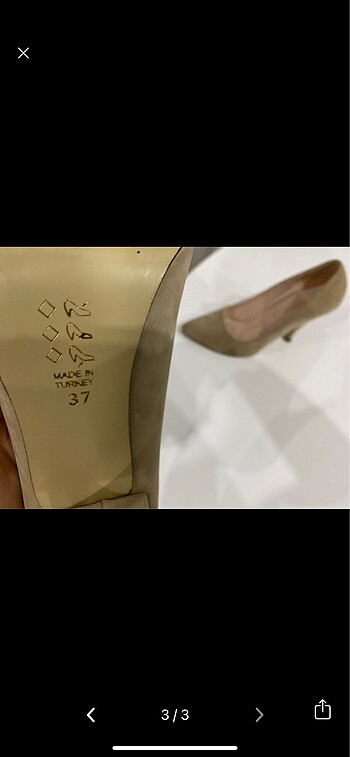 37 Beden bej stiletto
