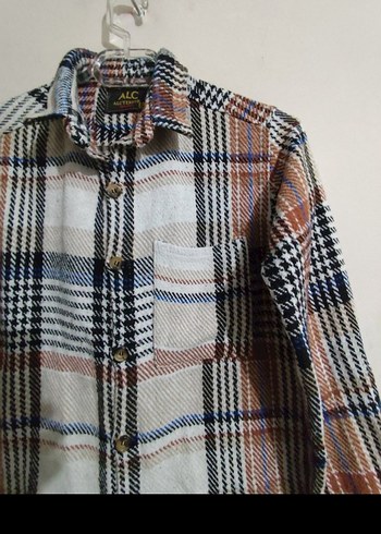 Düğmeli Çok Renkli Erkek Gömlek - Görsel 2