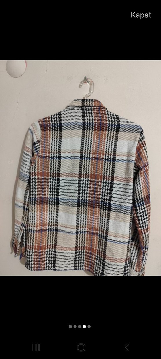 Düğmeli Çok Renkli Erkek Gömlek - Görsel 3