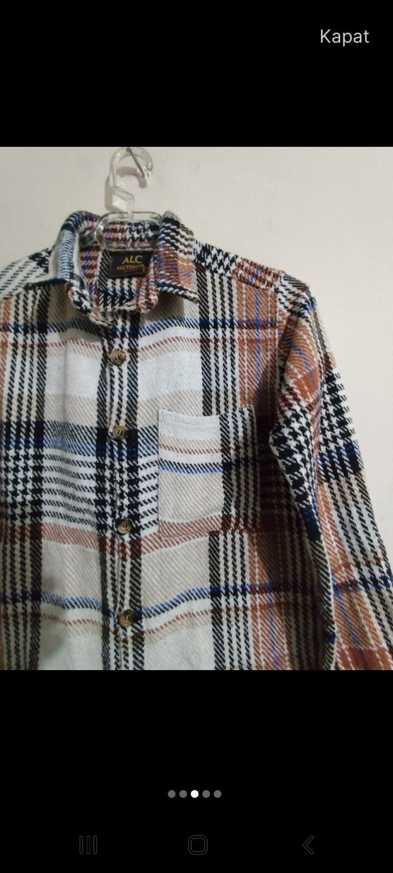 Düğmeli Çok Renkli Erkek Gömlek - Görsel 2