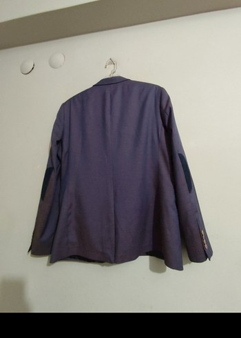ESCALDES : Düğmeli Mor/ LACIVERT  Erkek Ceket - Görsel 2