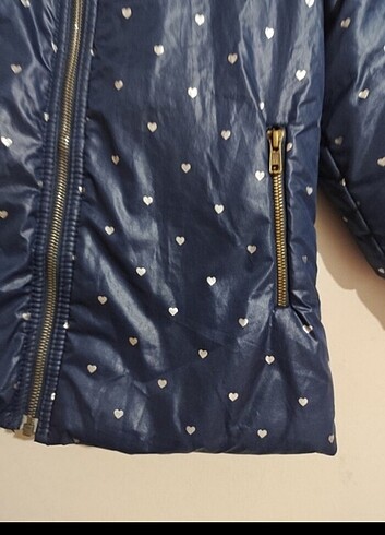 7 Yaş Beden lacivert Renk KARALAR 7 yaş kız çocuk parka 