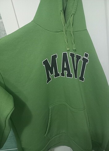 l Beden yeşil Renk Mavi Sweatshirt