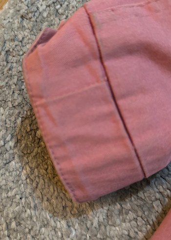 Pembe Nakışlı Pamuklu çocuk Ceket - Görsel 4