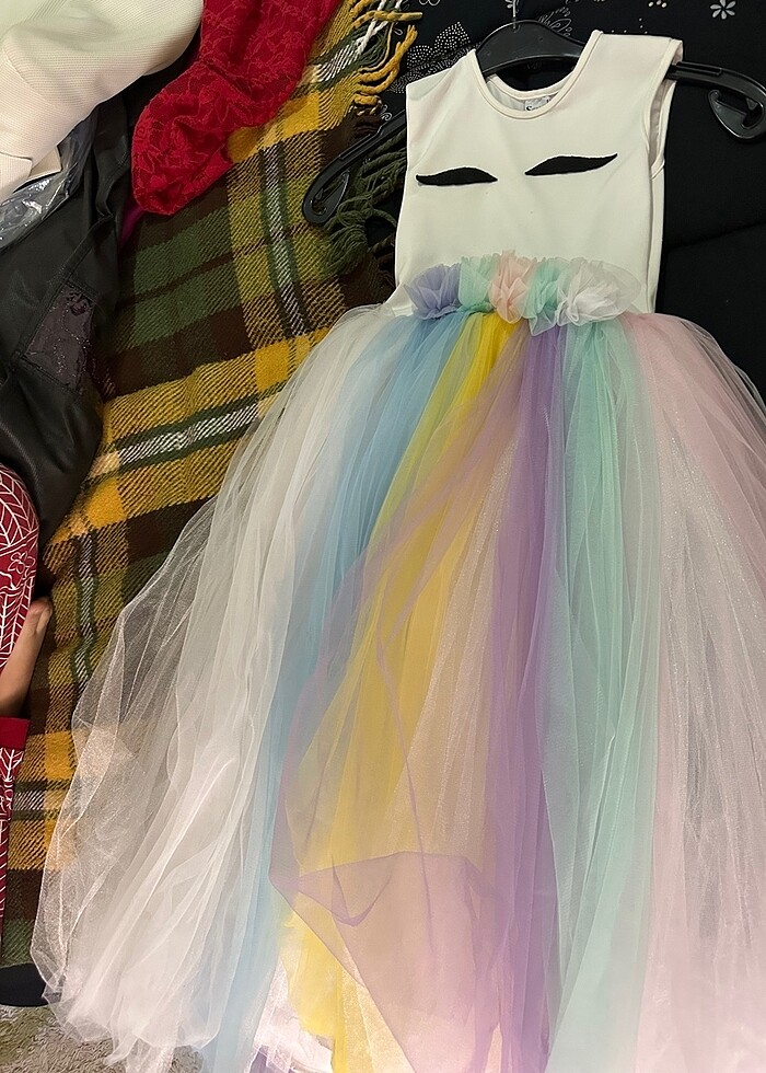 My little pony uzun elbise - Görsel 3