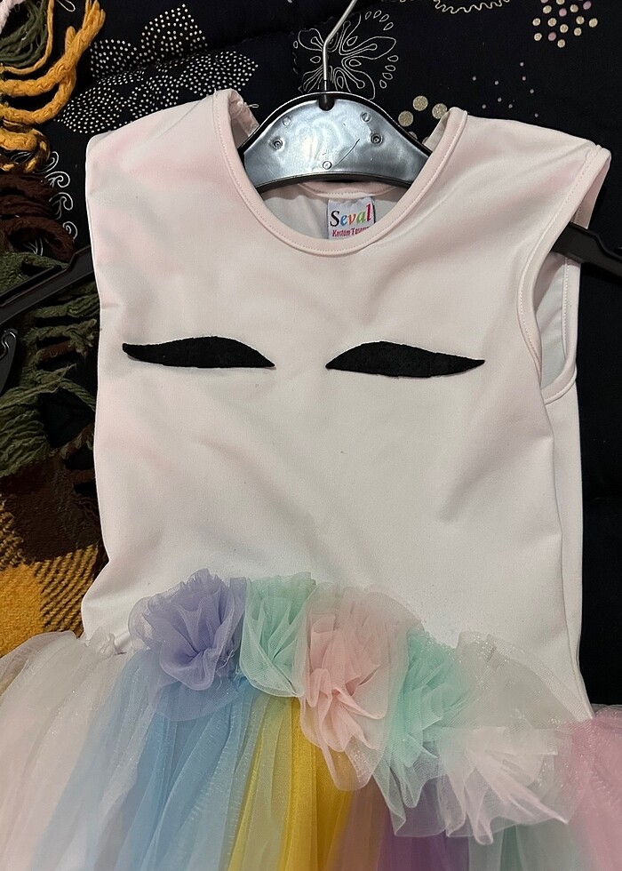 My little pony uzun elbise - Görsel 4