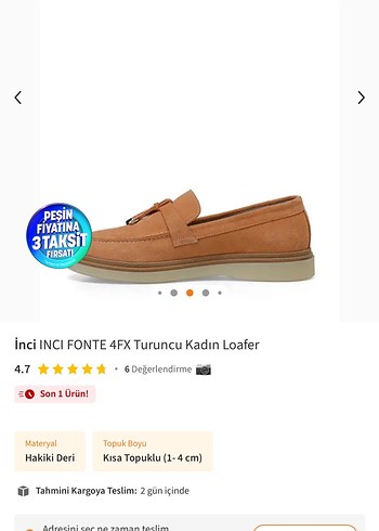 Süet Deri Tokalı Loafer - Görsel 2