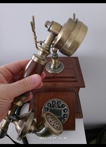 Antika görünümlü telefon - Görsel 2