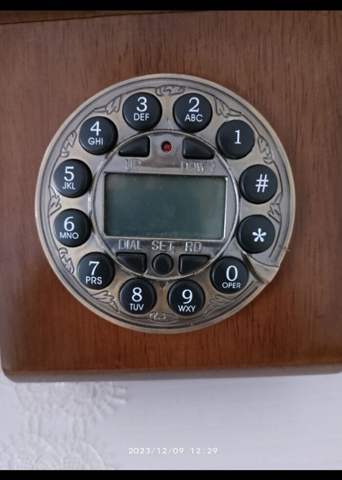 Antika görünümlü telefon - Görsel 4