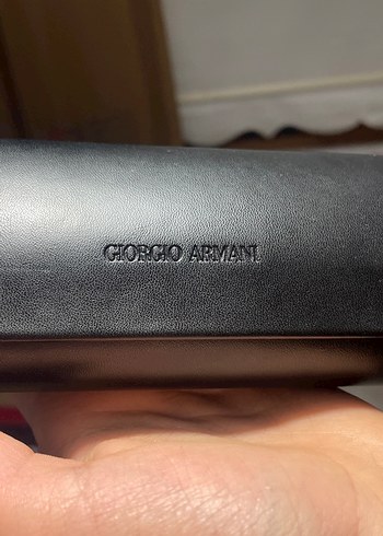 Siyah Giorgio Armani gözlük kabı - Görsel 4