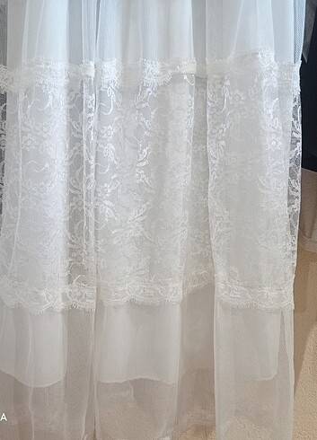 38 Beden beyaz Renk Nikah kiyafetim