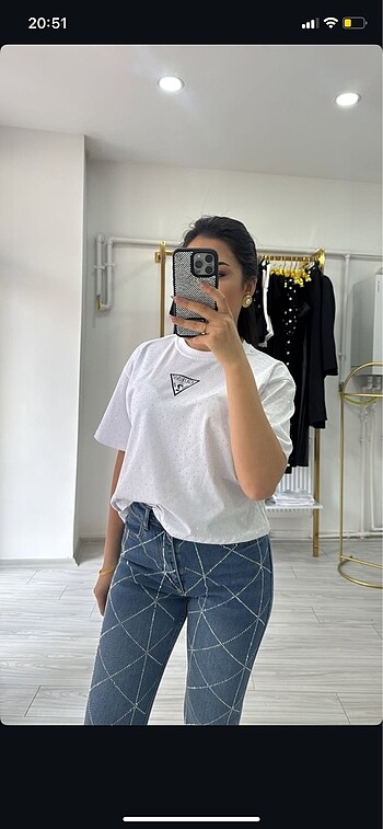 Guess Guesss taşlı tişört