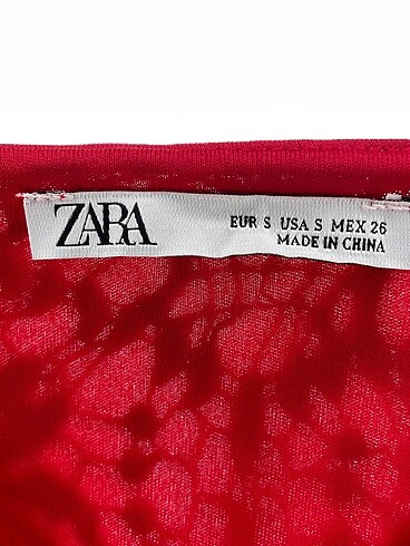 s Beden kırmızı Renk Zara Uzun Etek %70 İndirimli.