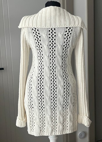 Örgü uzun hırka lolita bohem - Görsel 3