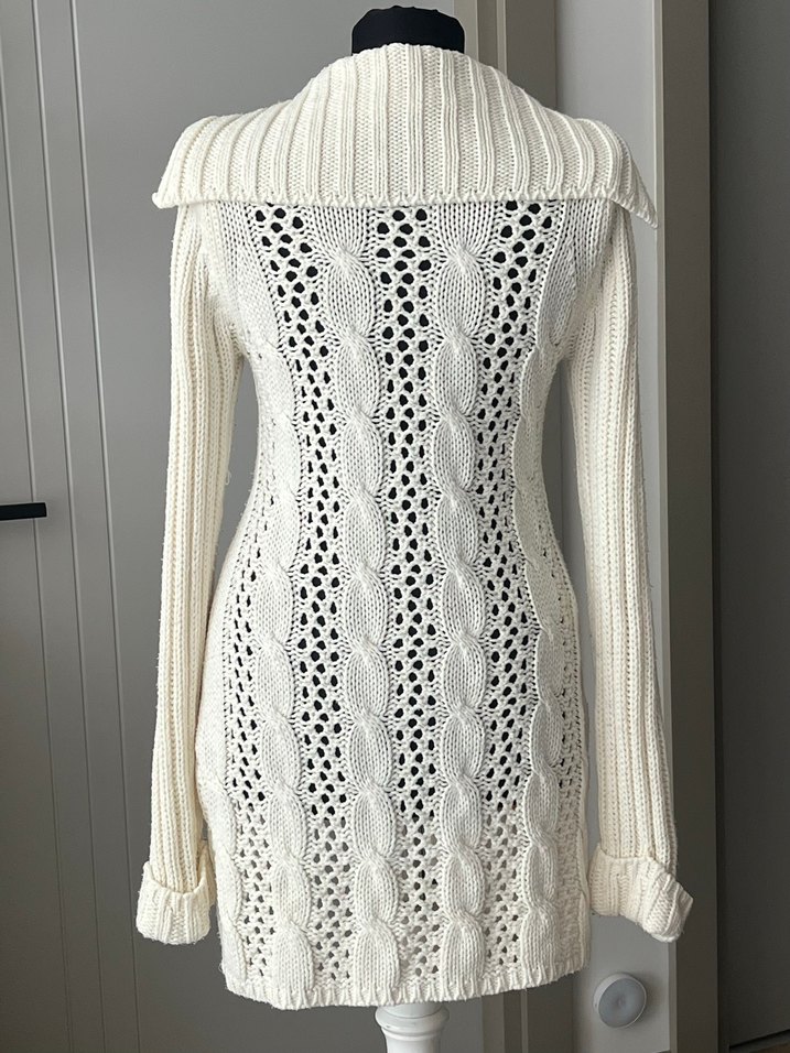 Örgü uzun hırka lolita bohem - Görsel 3