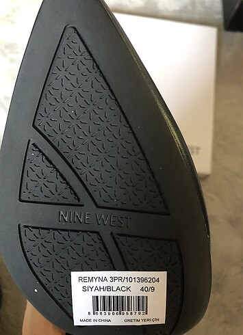 37 Beden siyah Renk Nine West topuklu bot