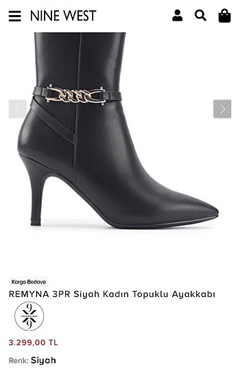 40 Beden Nine West topuklu bot