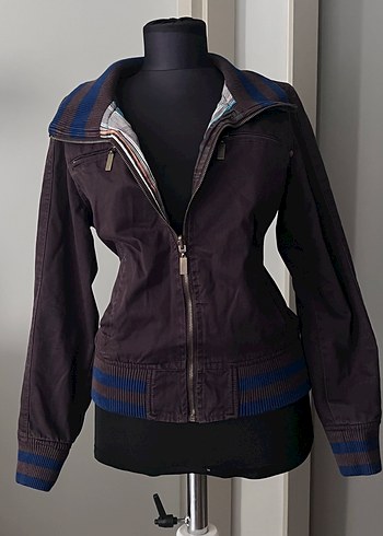 Diğer Cift Tarafli Vintage Mont Bomber Ceket