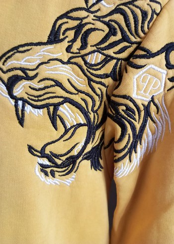 Sarı Erkek Çocuk Fermuarlı Sweatshirt - Görsel 2