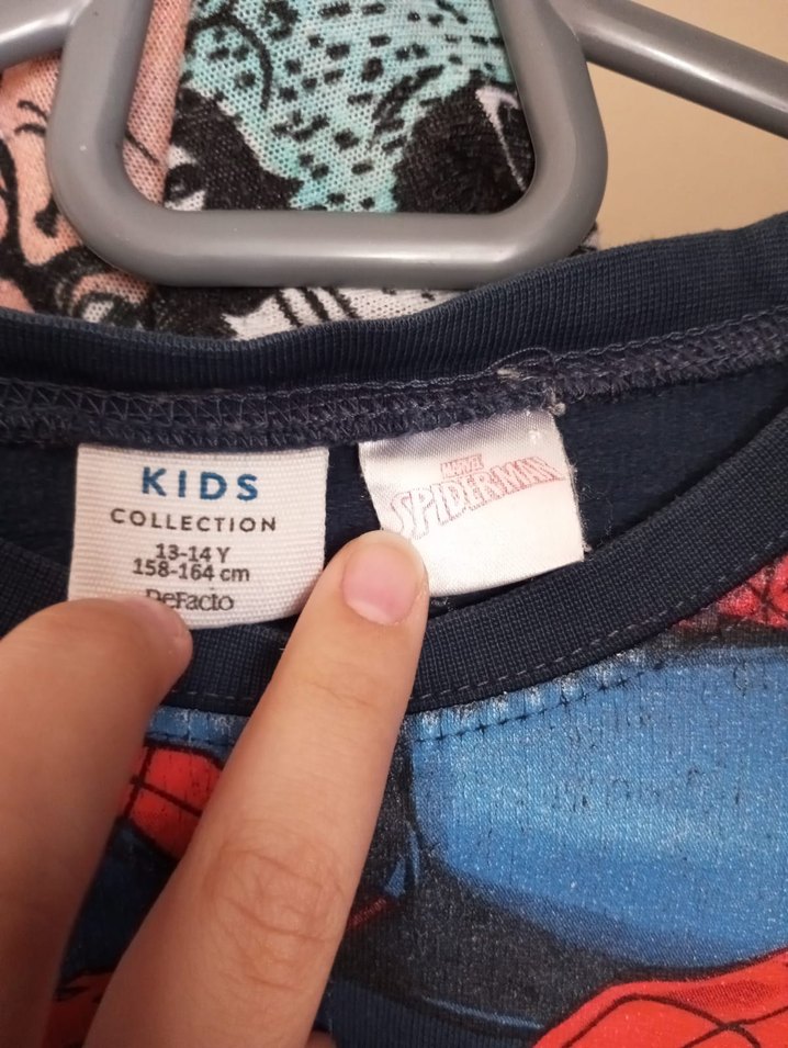 erkek çocuk sweat spidermanli - Görsel 2