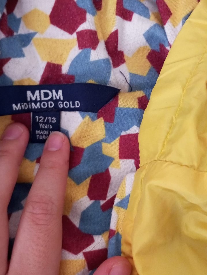 Sarı Midi Kadın Yağmurluk Fermuarlı - Görsel 2