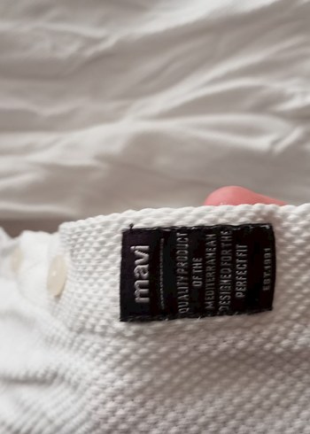 Beyaz Pilili Keten Erkek Gömlek - Görsel 2