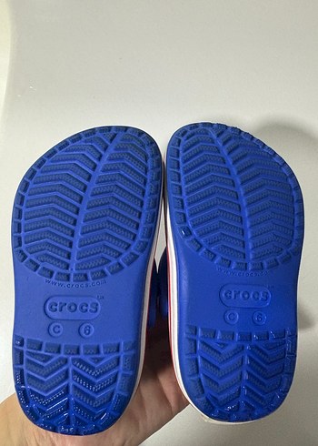 22 Beden mavi Renk Crocs C6 Mavi Çocuk Terliği