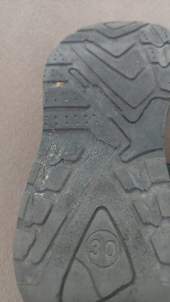 30 Beden gri Renk Erkek cocuk sandalet
