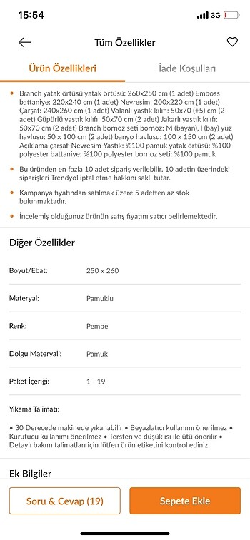 Özdilek Özdilek çeyiz seti