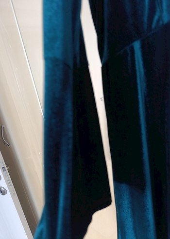 Kadın Lacivert Uzun Kollu Elbise - Görsel 2