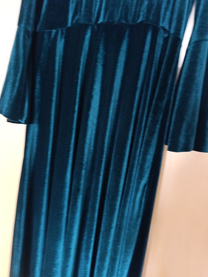 Kadın Lacivert Uzun Kollu Elbise - Görsel 3