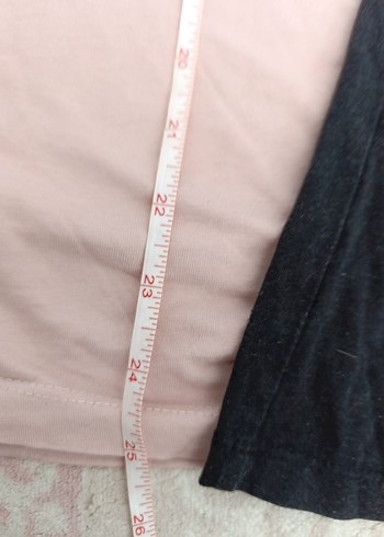 Bohem Tarzı Gri Baskılı Hamile Tişörtü - Görsel 6