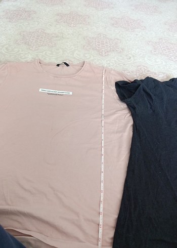 Bohem Tarzı Gri Baskılı Hamile Tişörtü - Görsel 5