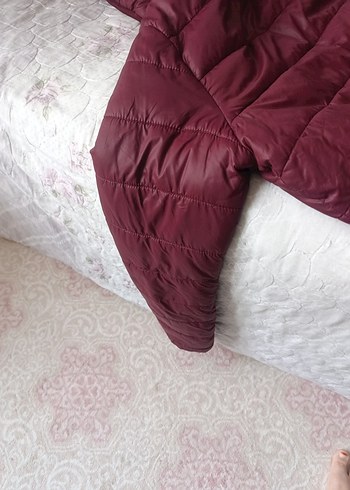 bordo erkek şişme montu - Görsel 3