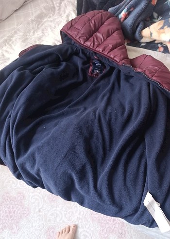 bordo erkek şişme montu - Görsel 4