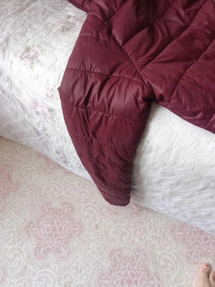 bordo erkek şişme montu - Görsel 3