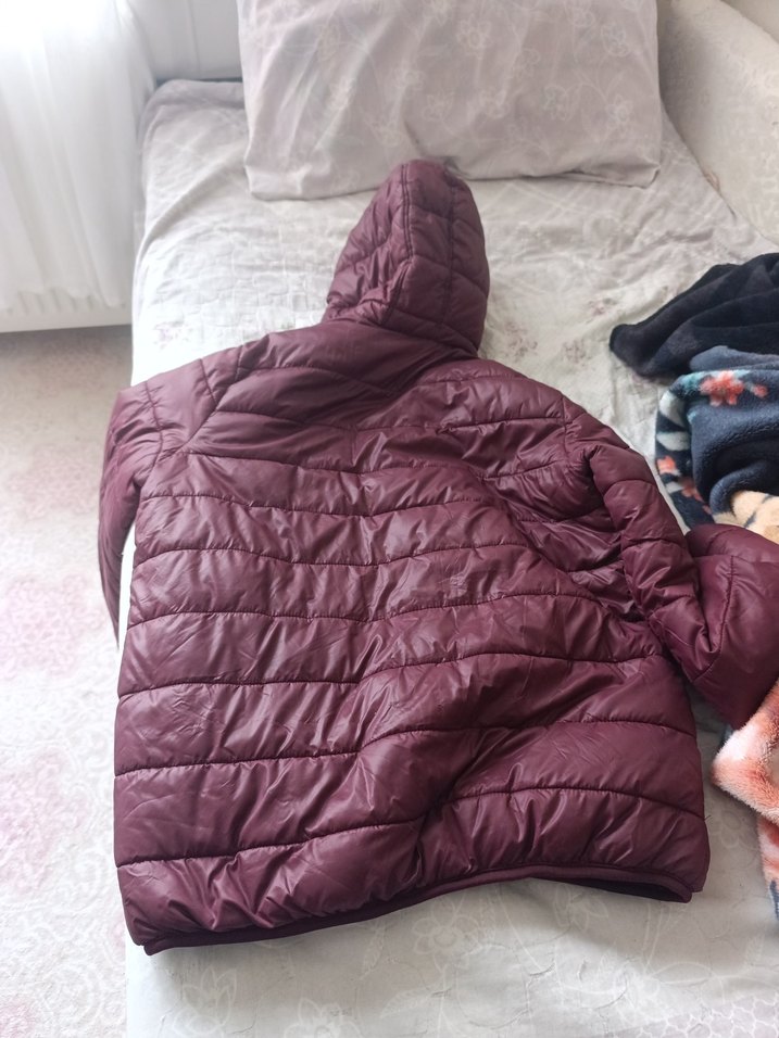 bordo erkek şişme montu - Görsel 2