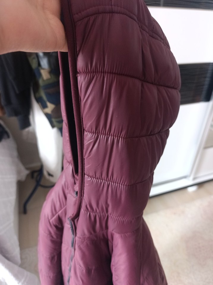 bordo erkek şişme montu - Görsel 5