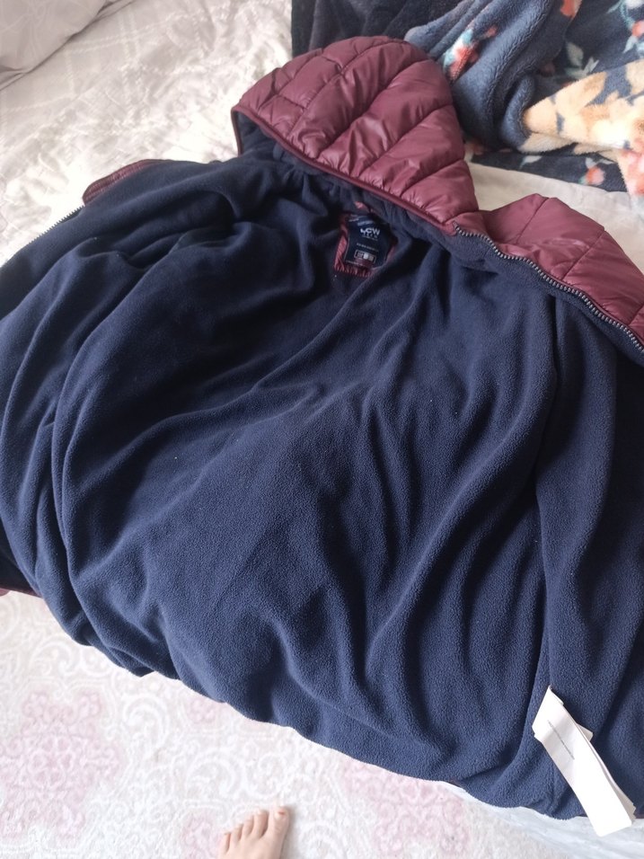 bordo erkek şişme montu - Görsel 4