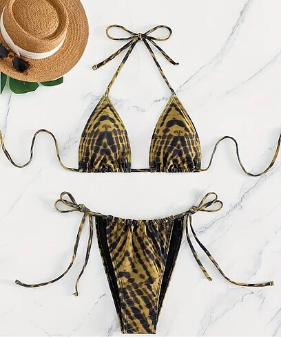 baskılı bikini