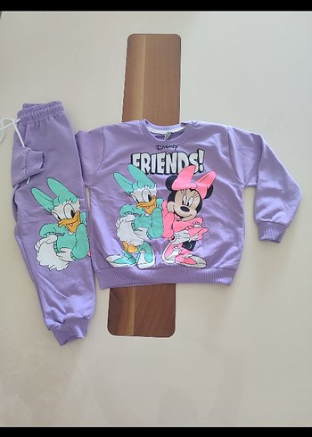 Minnie mouse Disney baskılı mevsimlik kız çocuk takımı