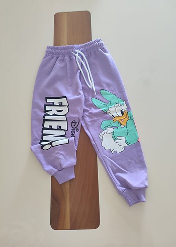 3 Yaş Beden mor Renk Minnie mouse Disney baskılı mevsimlik kız çocuk takımı