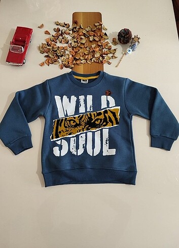 Diğer Wild soul yazılı polarlı erkek çocuk takımı