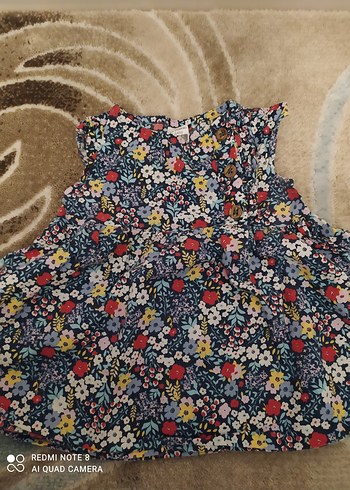 Çiçek Desenli Bebek Kız Tulumu - Görsel 2