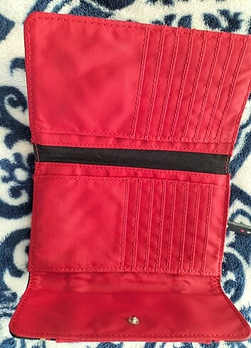 Beden kırmızı Renk Tommy Hilfiger cüzdan