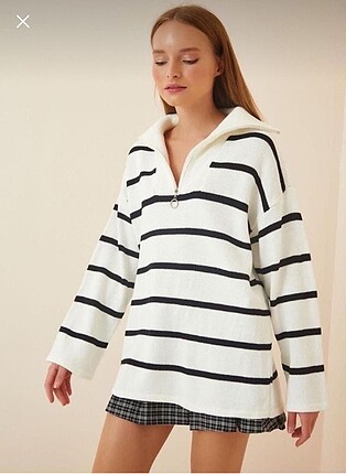 Yarım fermuarlı sweatshirt