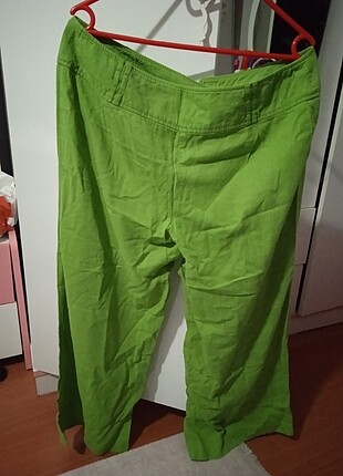 44 Beden yeşil Renk Bymor kumaş pantolon
