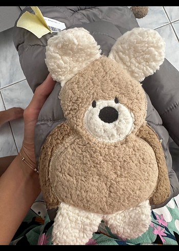 Gri Kürklü Erkek Bebek montu - Görsel 6