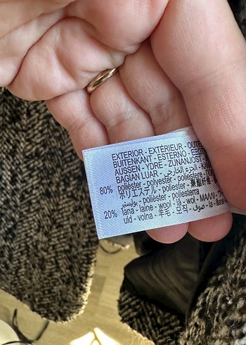 l Beden gri Renk Gri Yılan Desenli Kadın Yün Midi Kaban