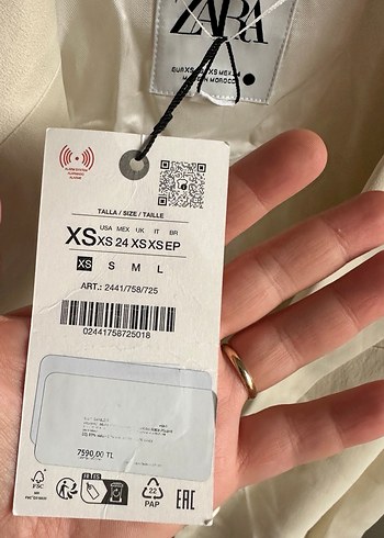 xs Beden Bej Uzun Kadın Kaban